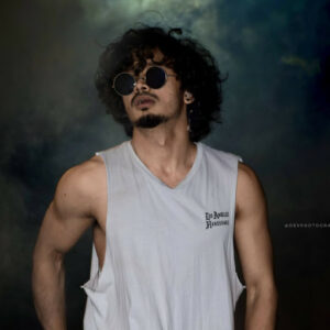 Gaurav Mankoti in White Shirt and Goggles